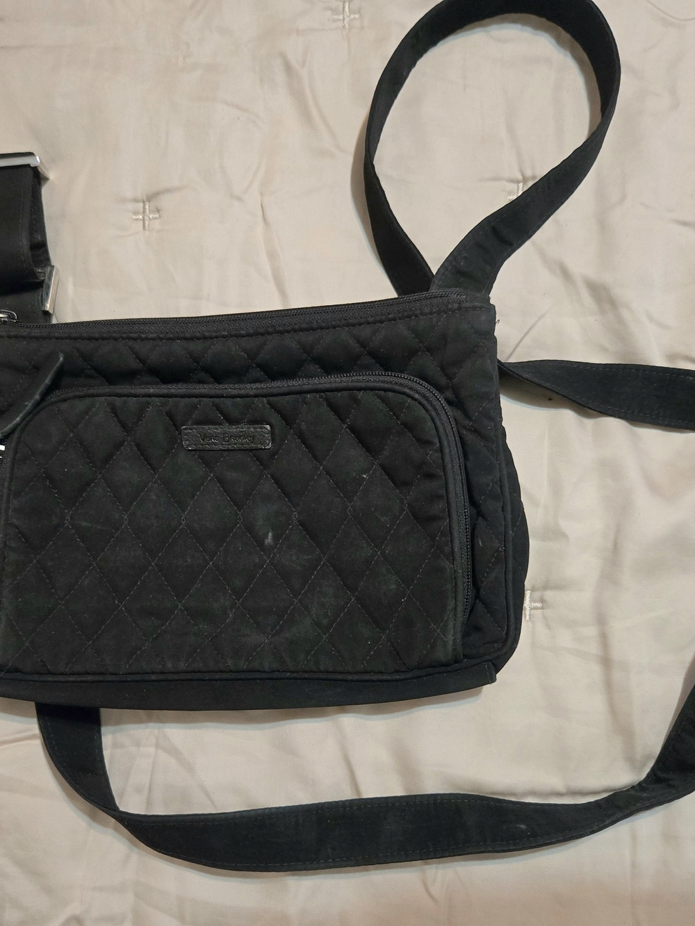 Vera Bradley Black Quilted Crossbody Bag